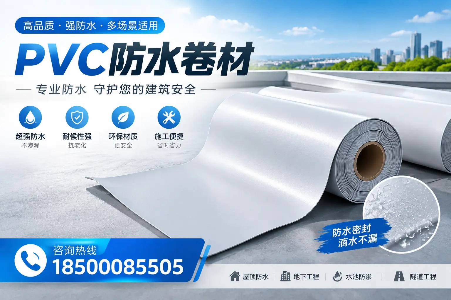 PVC防水卷材的市场竞争分析,长治品牌选择参考